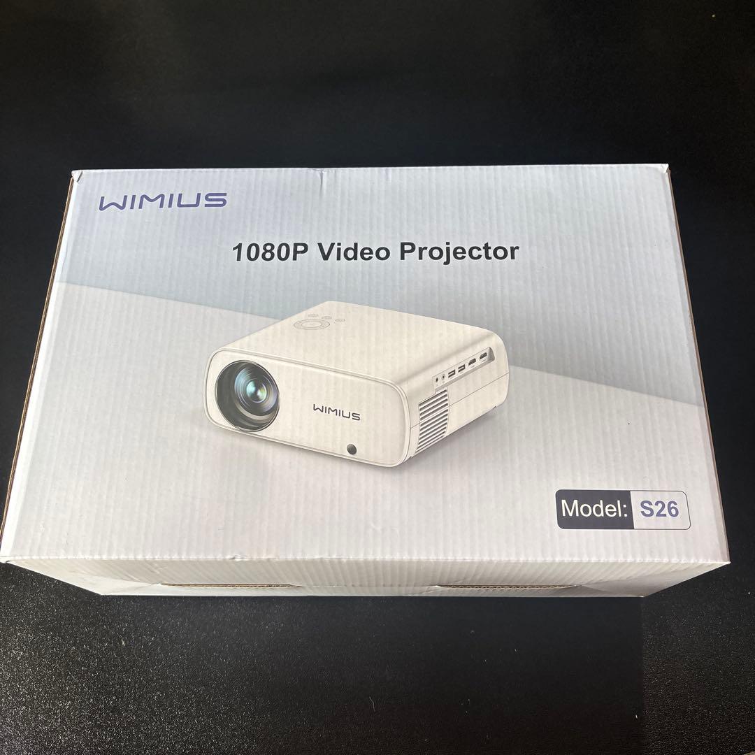 WIMIUS 1080P ビデオプロジェクター S26 本体
