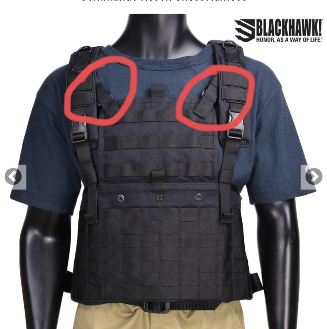 BLACKHAWK 実物旧型チェストリグ 装備一式セット　黒