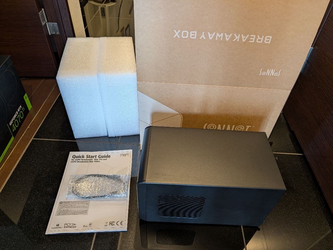 格安！ASUS RTX 4070 Ti ProArt 12GB + 外付GPU