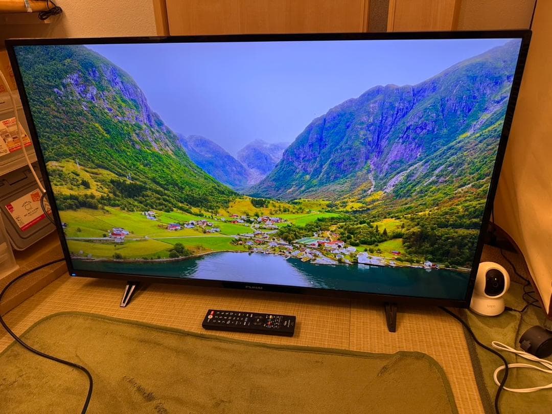 funai フナイ　43型 テレビ FL-43U3040　21年製　4K対応！