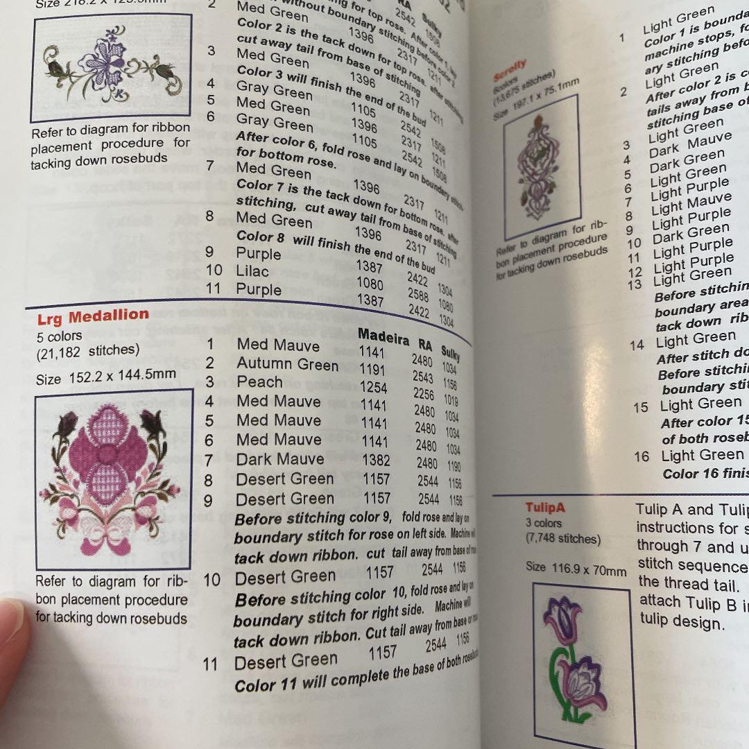 SALE！刺しゅうデータCD ★dimensional flowers★ お花