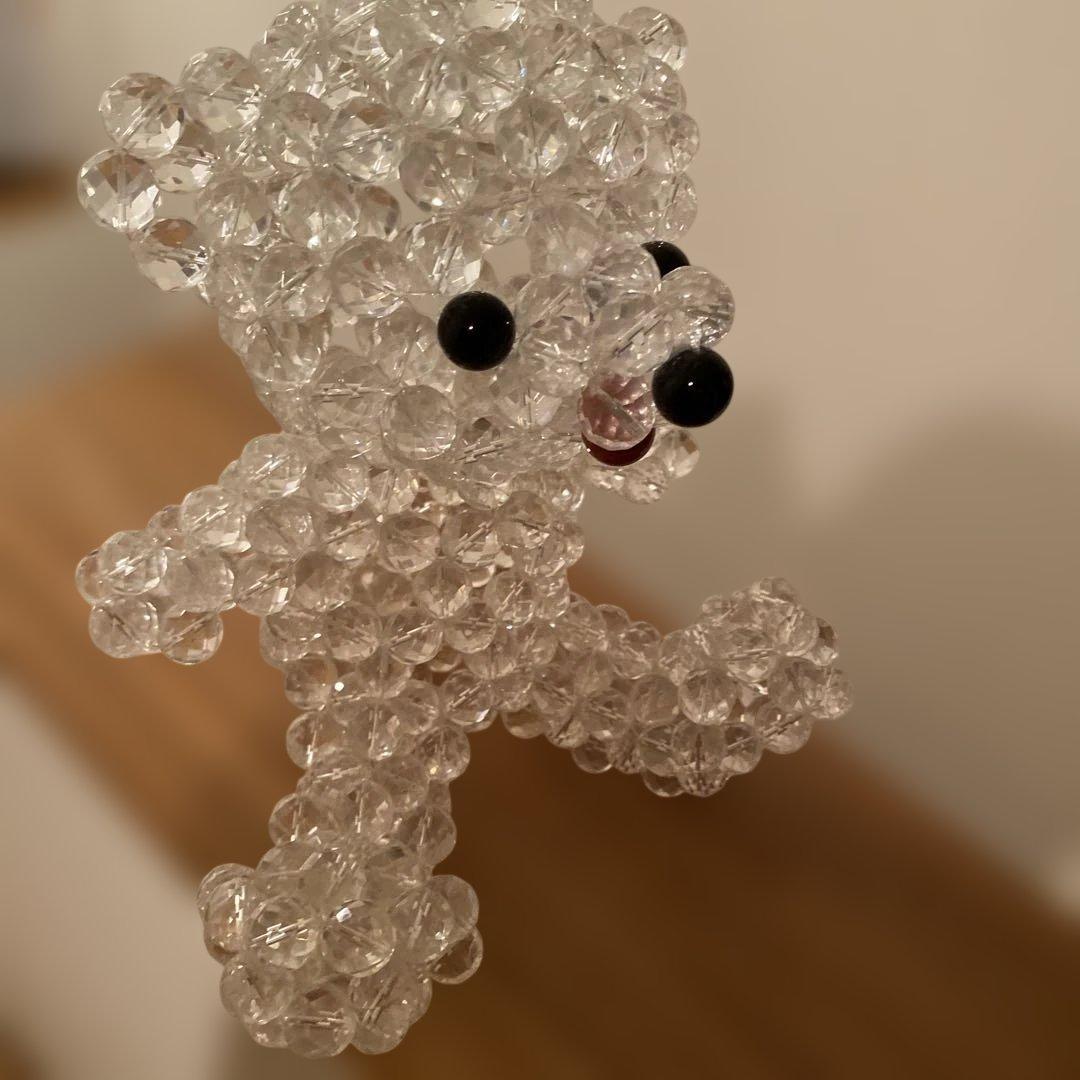 マルラニハワイ　パワーストーン　水晶クリスタルベア