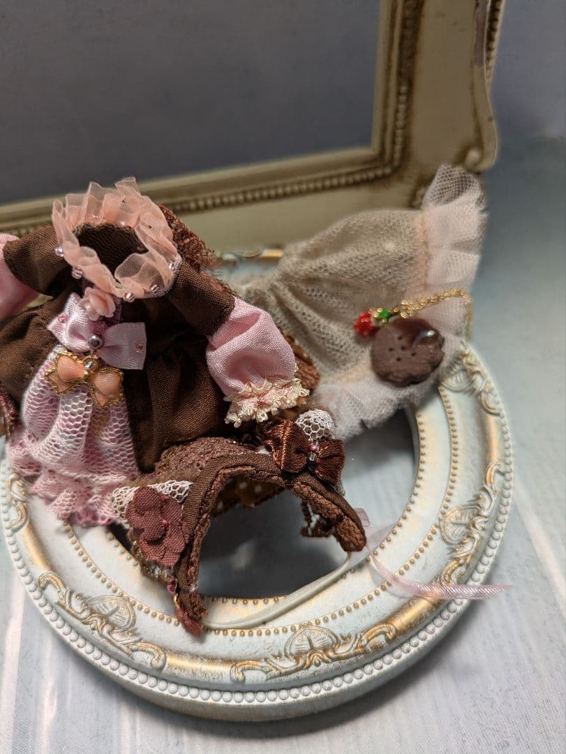 御予約♪お洋服セット♪紅茶染めの午後さくらんぼ＋ショコラの魔法