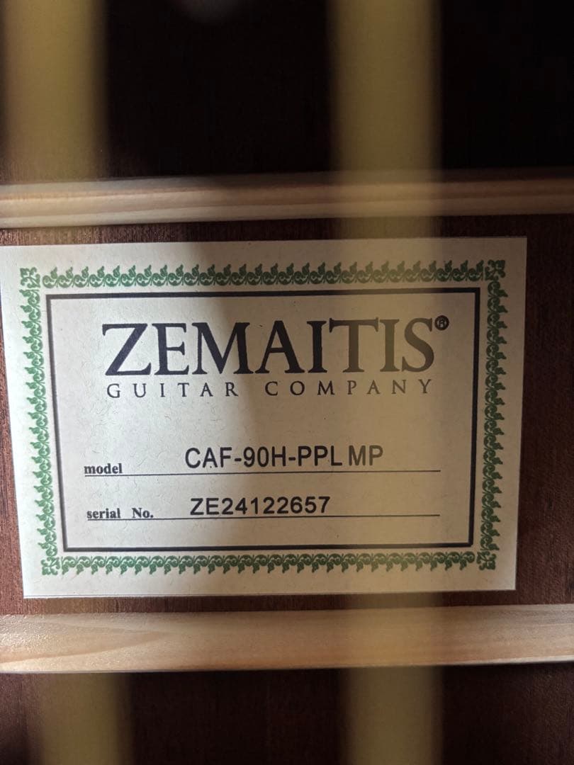 Zemaitis エレアコ CAF-90-RPLMP 【美品】