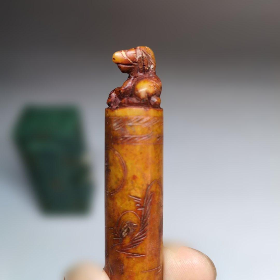 古玩　寿山石　印材　根付　骨董　玉石　篆刻　田黄石　印鑑　印章