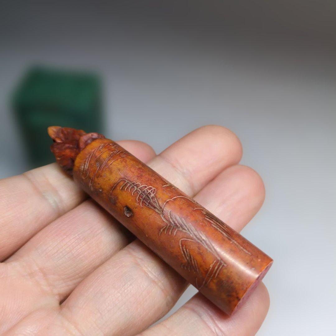 古玩　寿山石　印材　根付　骨董　玉石　篆刻　田黄石　印鑑　印章