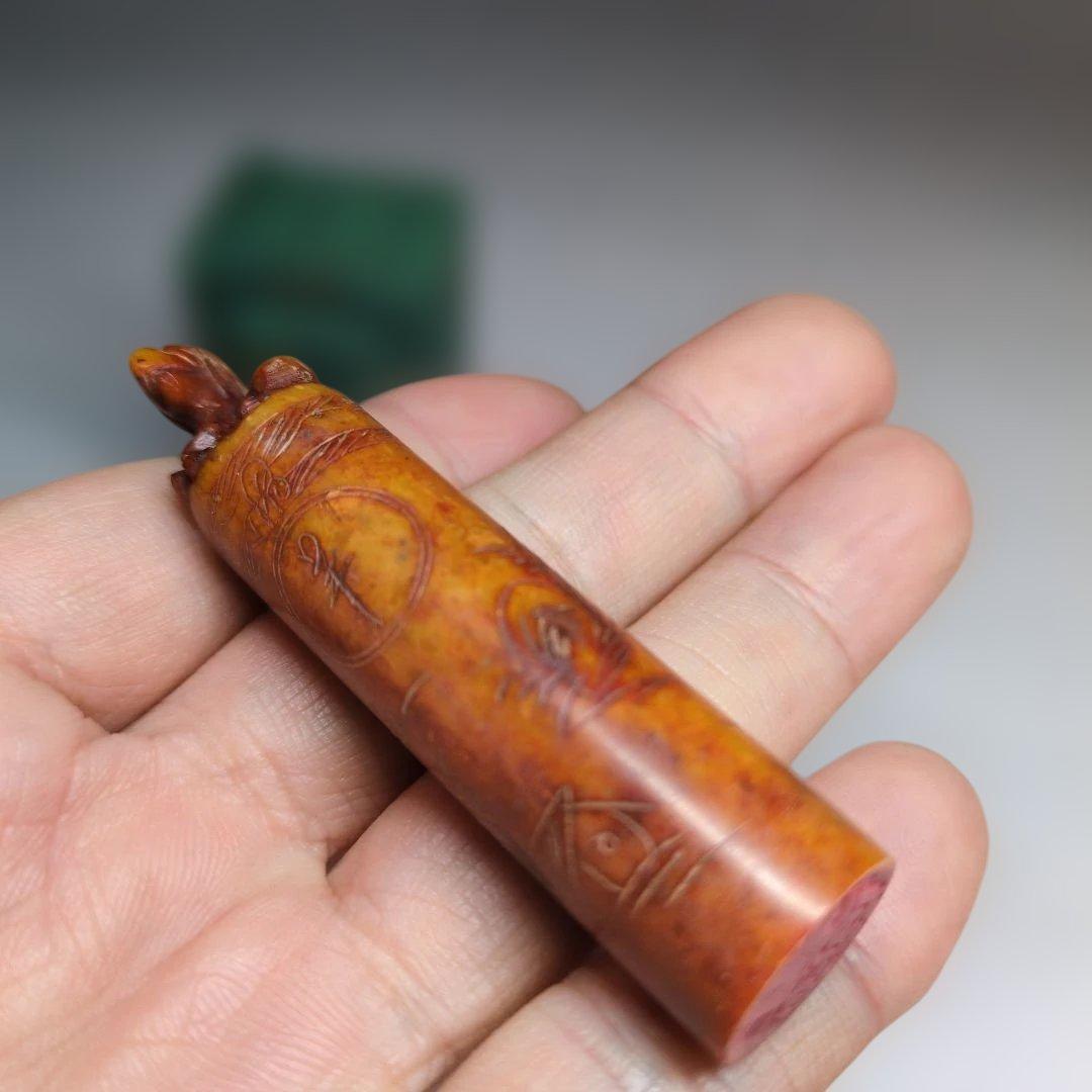 古玩　寿山石　印材　根付　骨董　玉石　篆刻　田黄石　印鑑　印章