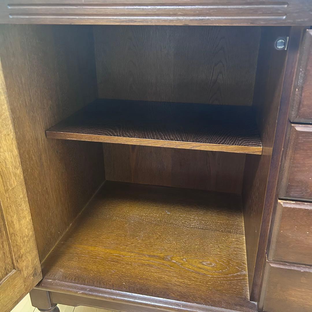 飛騨産業 キツツキ アンティーク　リビングボード　オールド　ナラ材　サイドボード