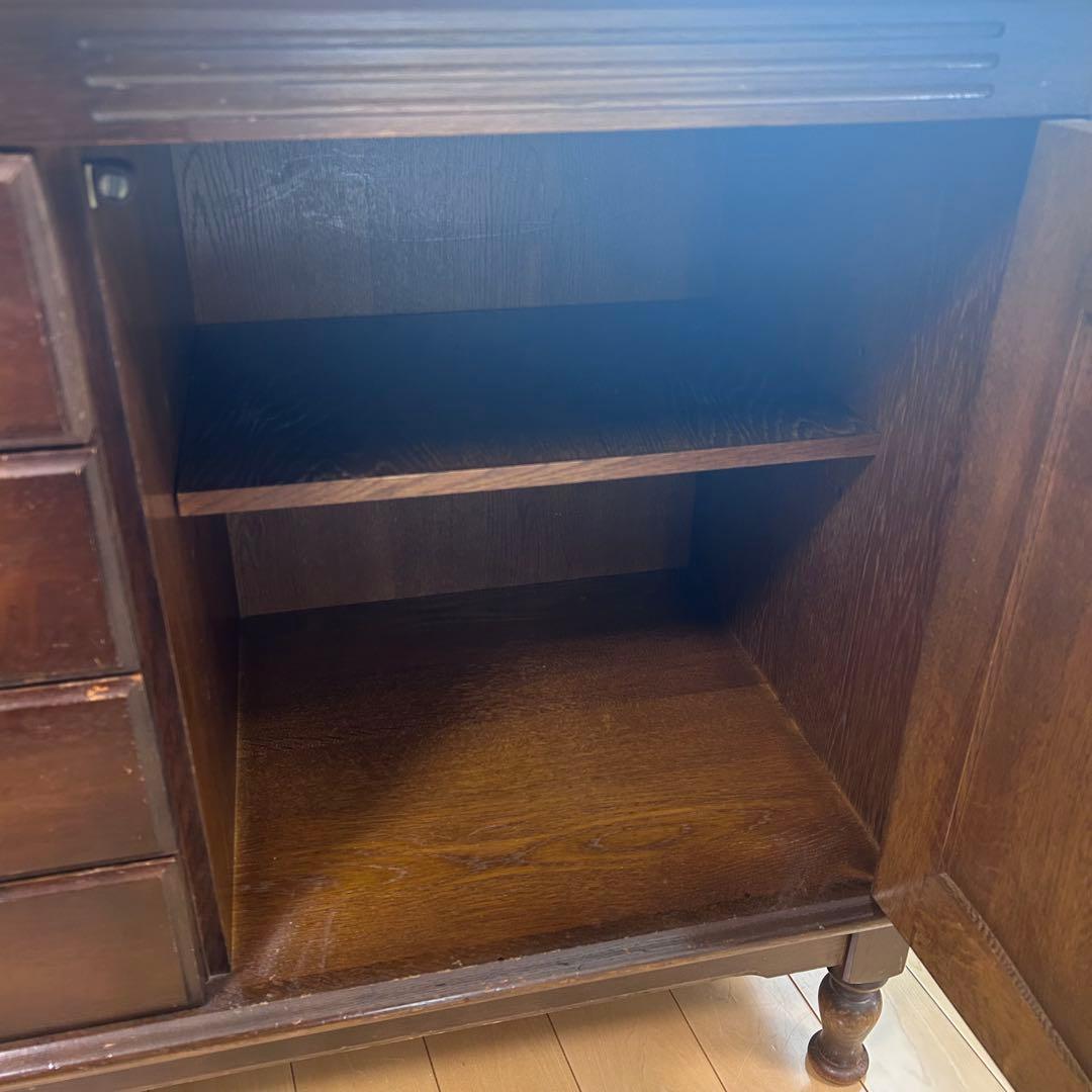 飛騨産業 キツツキ アンティーク　リビングボード　オールド　ナラ材　サイドボード