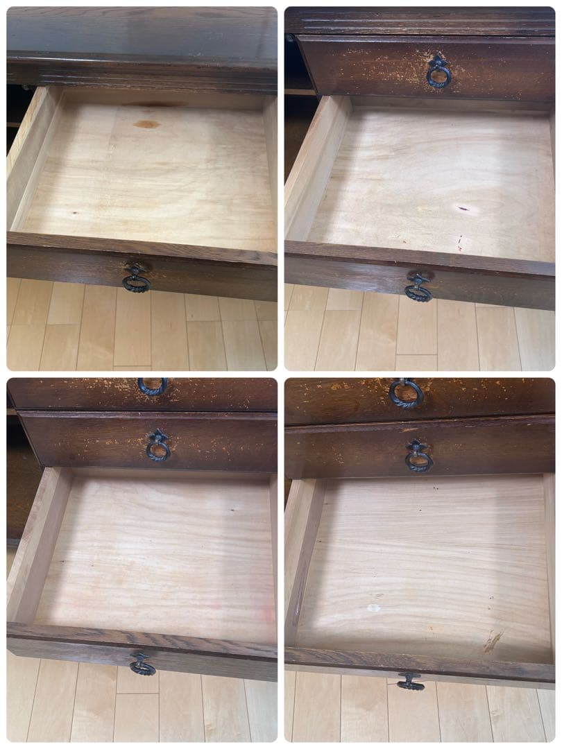 飛騨産業 キツツキ アンティーク　リビングボード　オールド　ナラ材　サイドボード