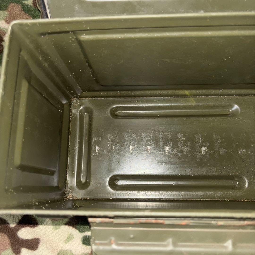 フランス軍　60s 70s CAL.50 AMMO BOX 弾薬箱　送料無料