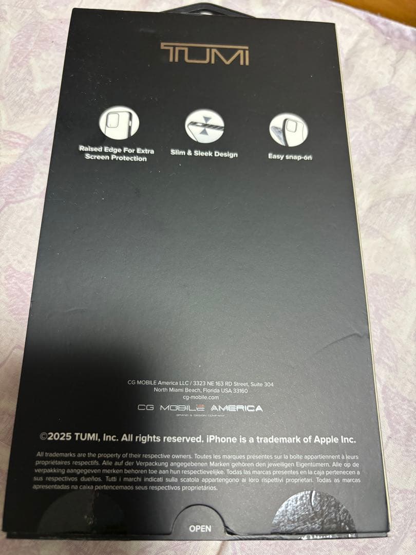 【未使用】TUMI iPhone17 Proケース