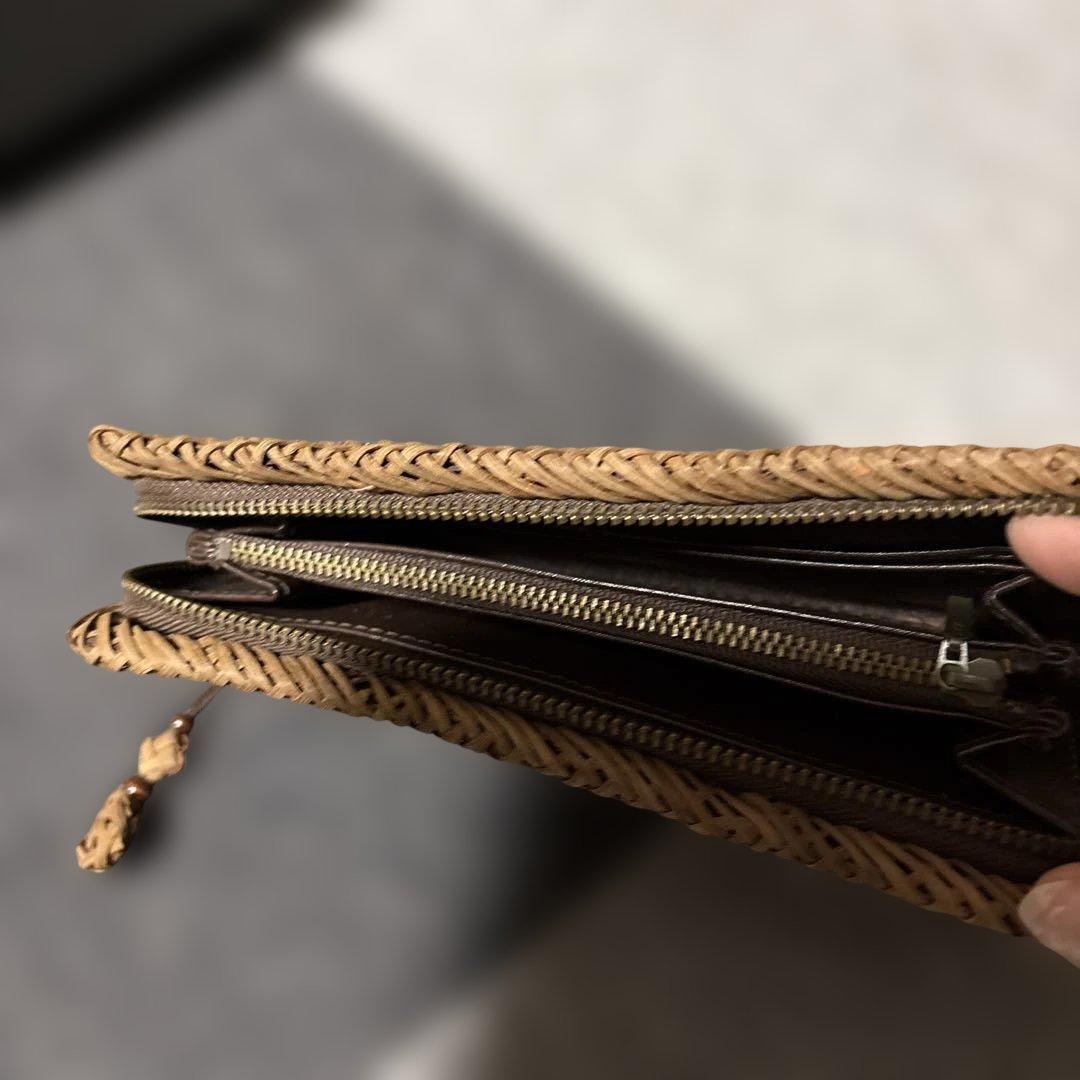 山葡萄蔓手作り長財布