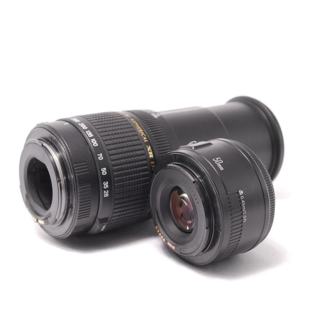 ❤即購入1000円OFF❤ キャノン 6D 単焦点 50mm ×超望遠万能レンズ