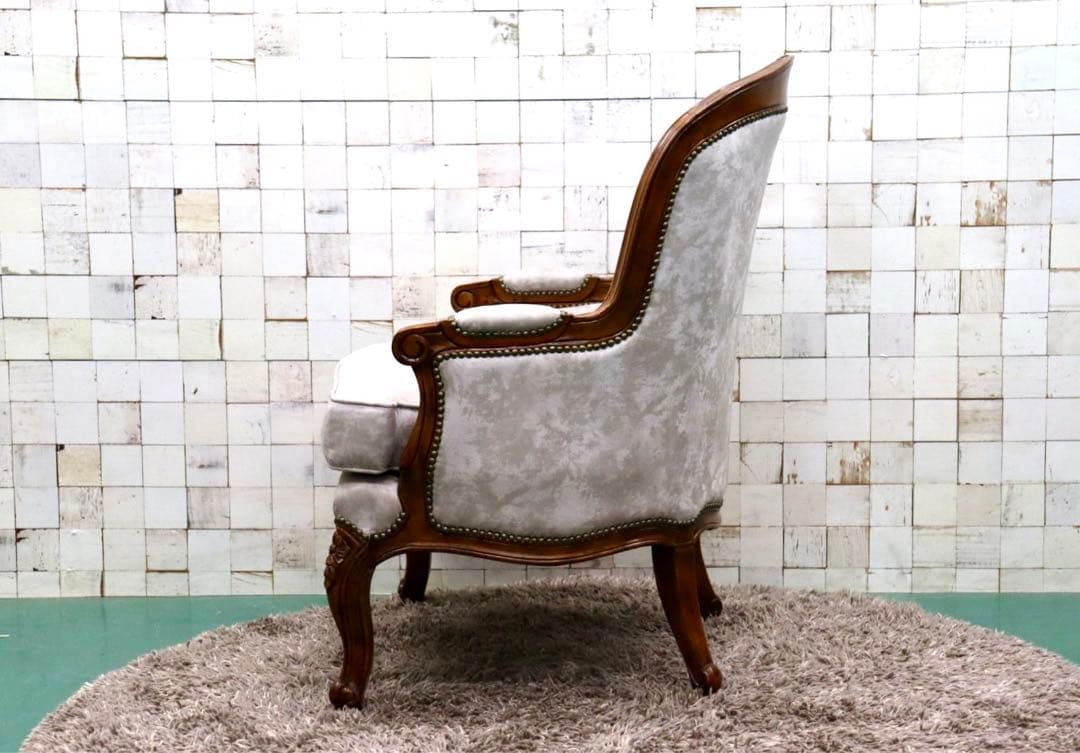 GMGK374A○Canffy CA-0005 アームチェア シングルソファ ラ