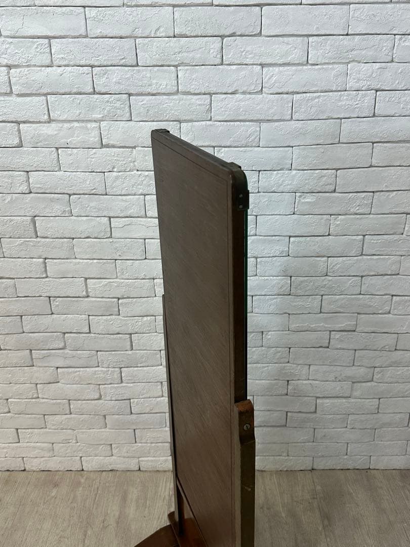 【東京都内23区配送無料】昭和レトロ　鏡　姿見　ミラー　古民家　町屋　民芸家具