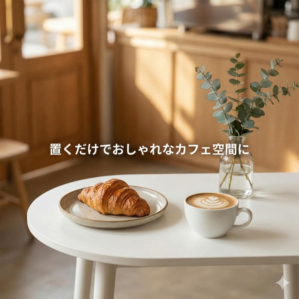 半円ダイニングテーブル壁付け2人カフェテーブルコンパクトダイニング白ホワイト