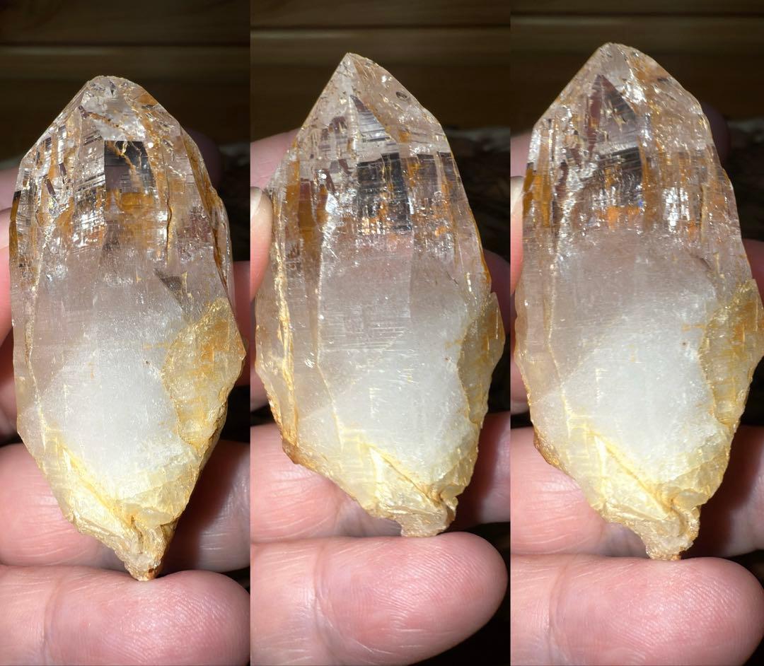 ネパール ガネーシュヒマール ヒマラヤゴールデンヒーラー リモナイト 水晶原石