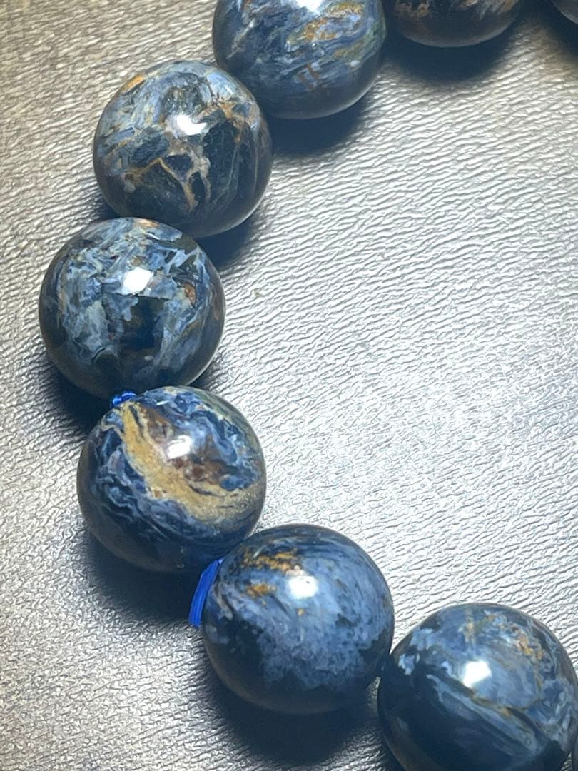 高品質【一点限り】ブルーピーターサイトブレス11.6㎜大玉（新品未使用）シラー♡