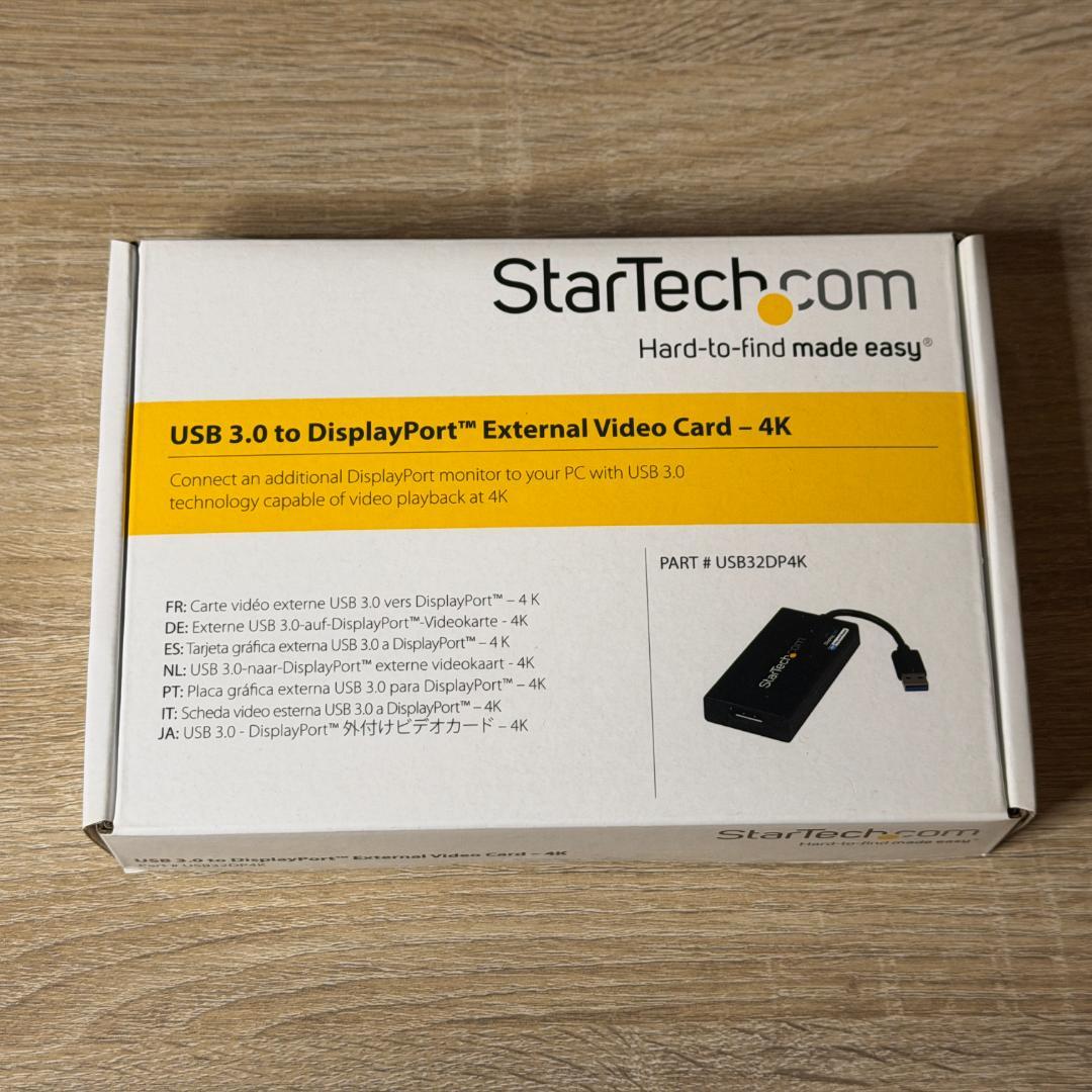 StarTech USB DisplayPort変換 4K USB32DP4K