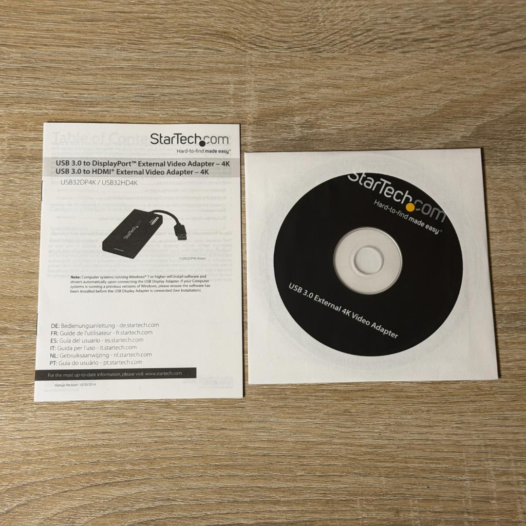StarTech USB DisplayPort変換 4K USB32DP4K