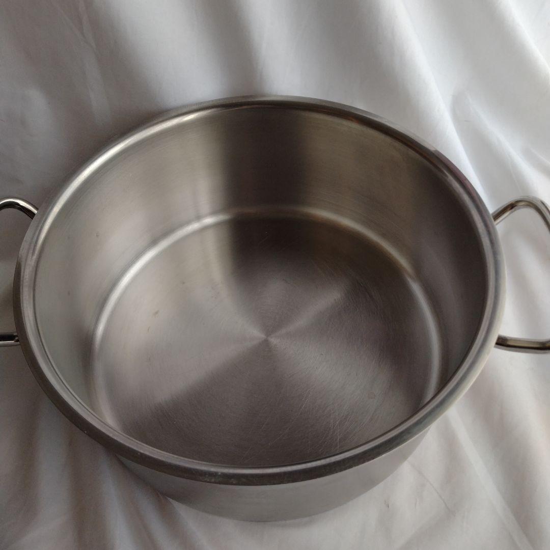 Fissler フィスラー　CookStar　ステンレス両手鍋 25cm　蓋付き