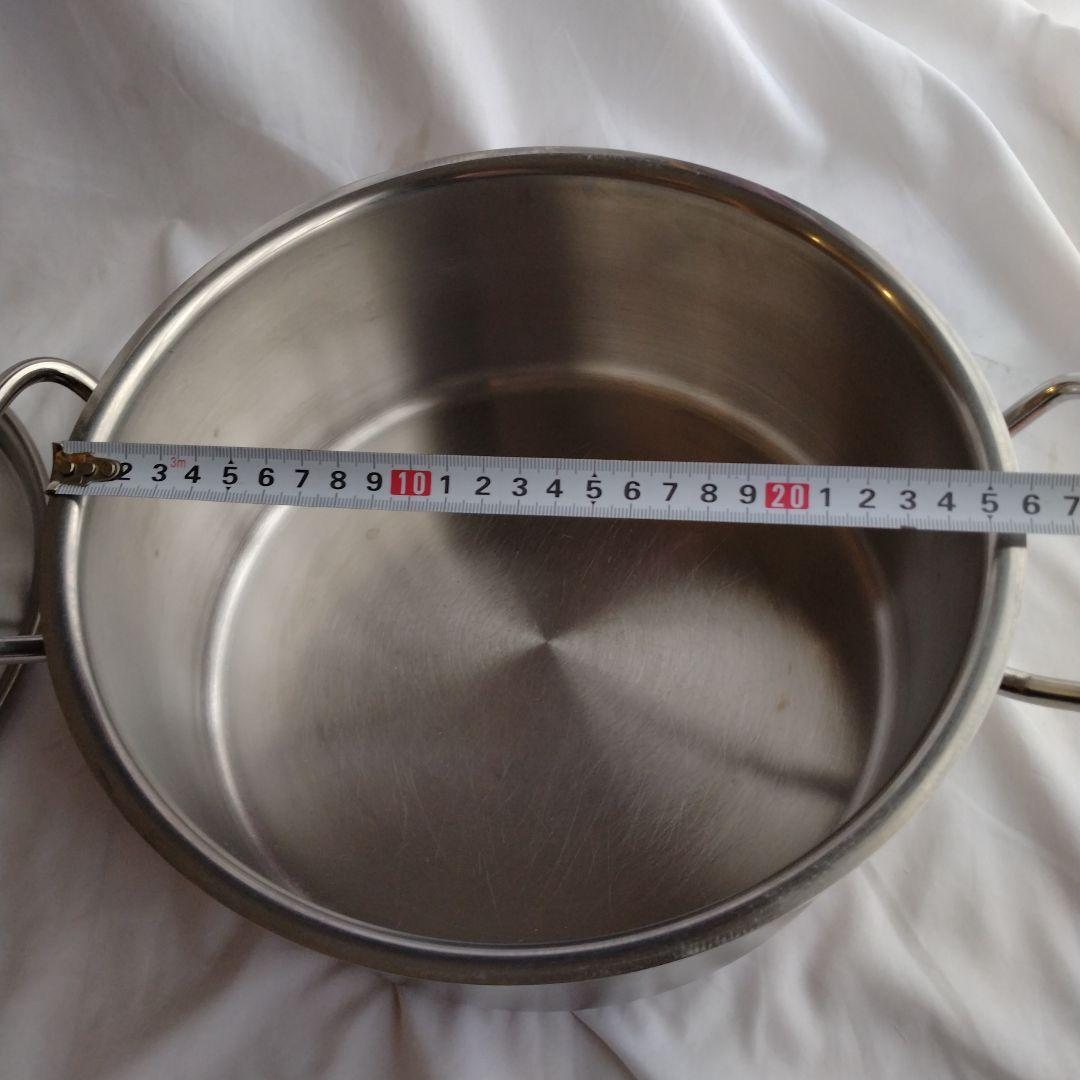 Fissler フィスラー　CookStar　ステンレス両手鍋 25cm　蓋付き