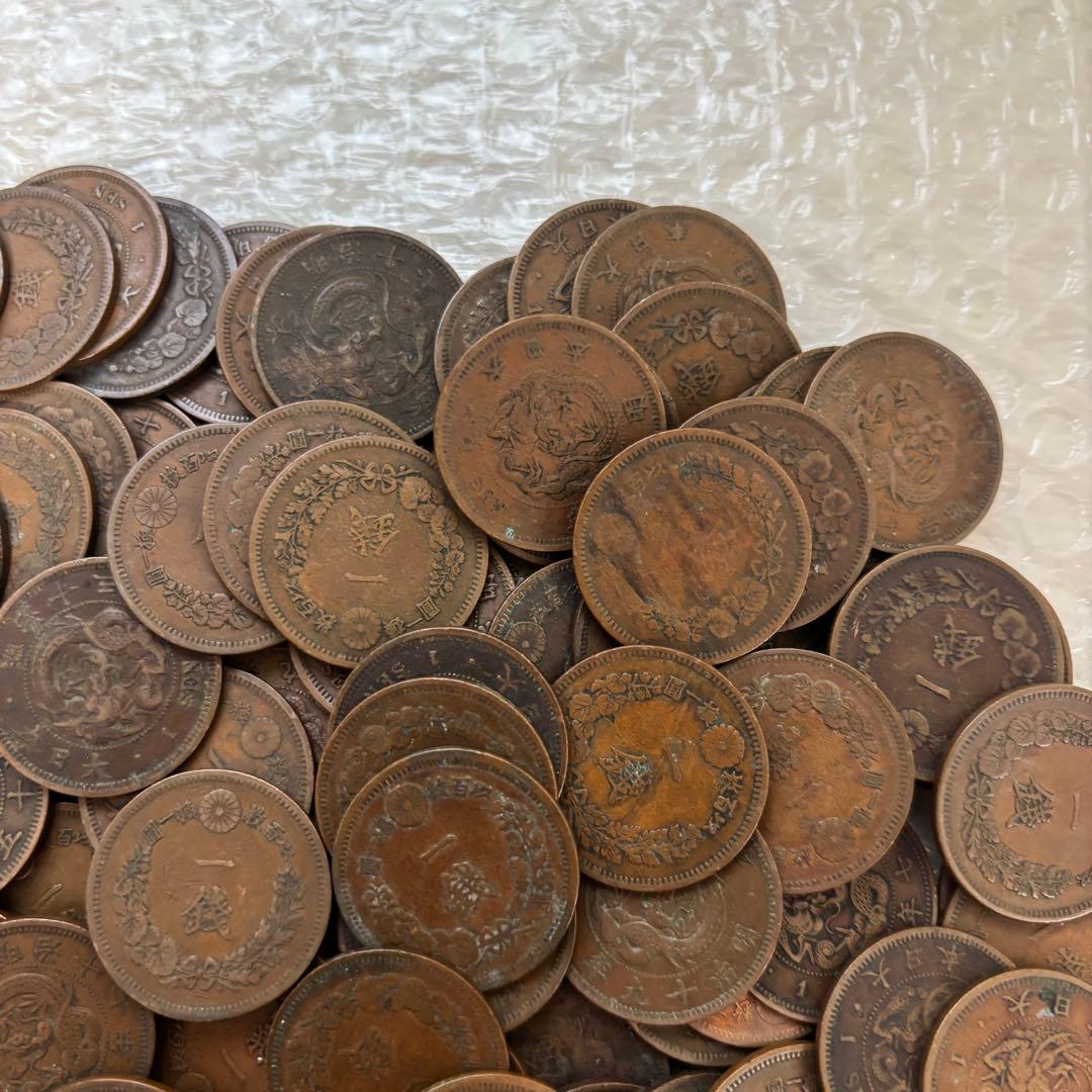 1銭銅貨　150枚　まとめ　古銭　旧貨幣