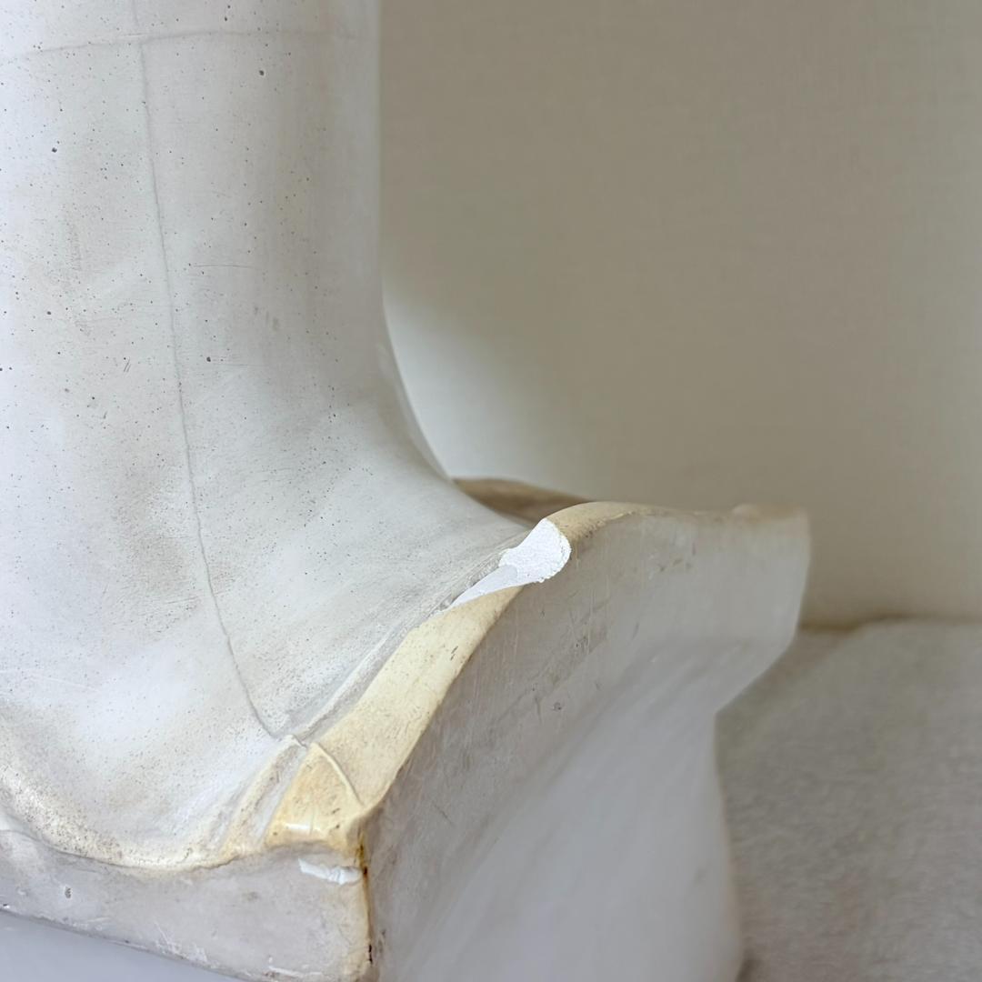 【割れ汚れ多】 石膏像 ジュリアーノ メディチ 胸像 デッサン 【0057】