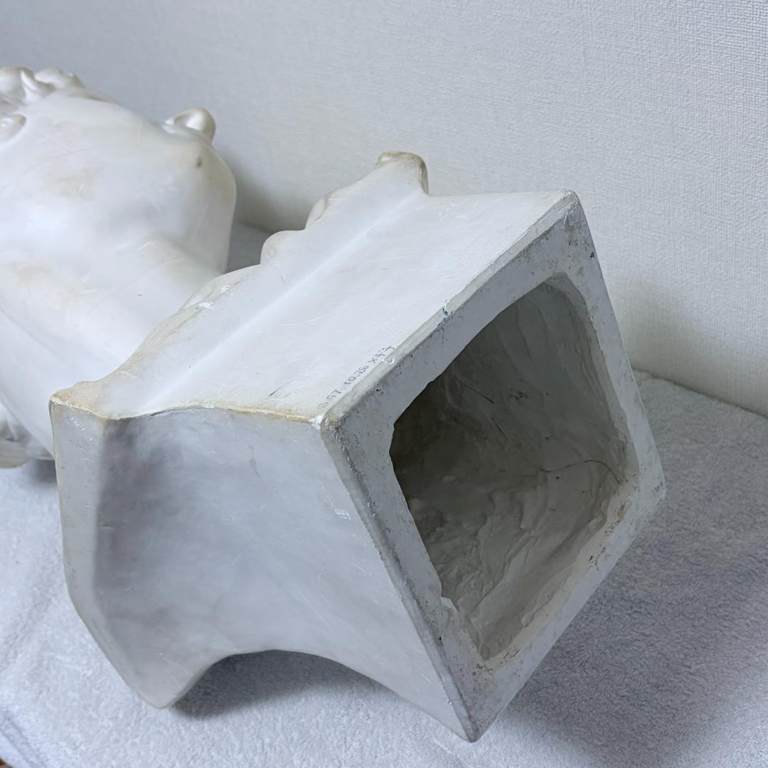 【割れ汚れ多】 石膏像 ジュリアーノ メディチ 胸像 デッサン 【0057】