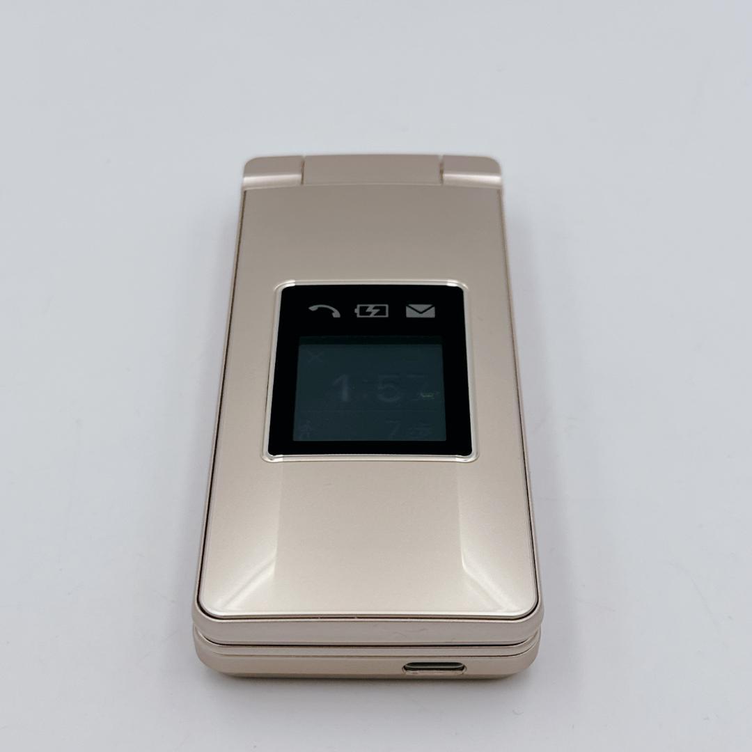SHARP AQUOSケータイ4 A207SH ゴールド SIMフリー