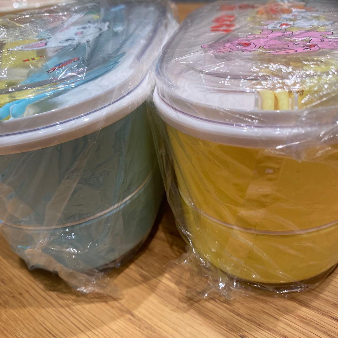 希少　ノンタン 2段式子ども用弁当箱
