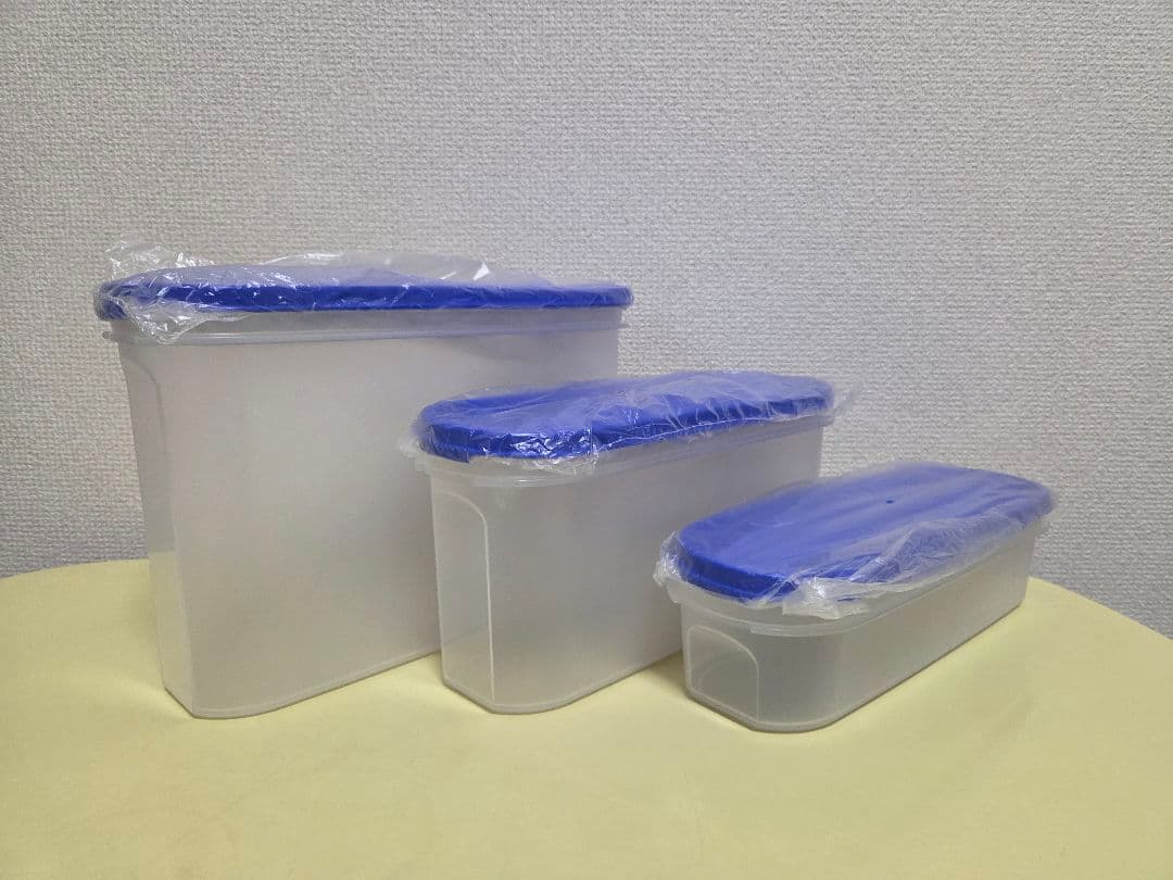 【新品・未使用】タッパーウェア スーパーオーバル 3個セット