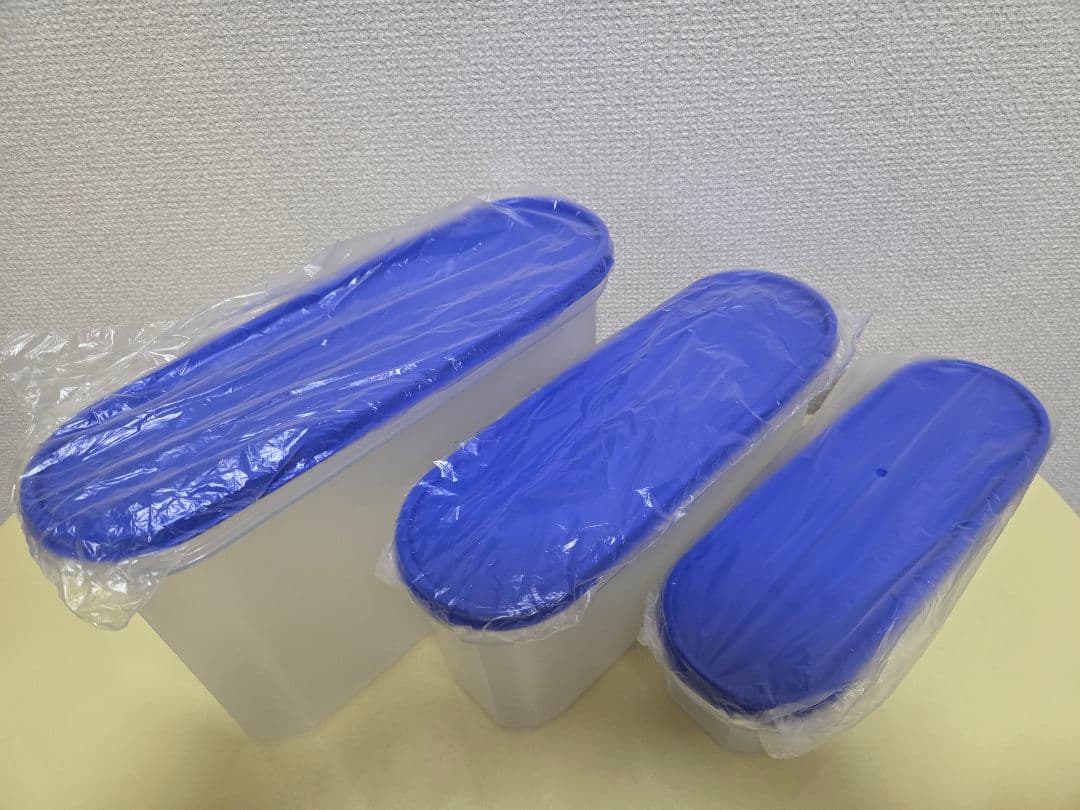 【新品・未使用】タッパーウェア スーパーオーバル 3個セット