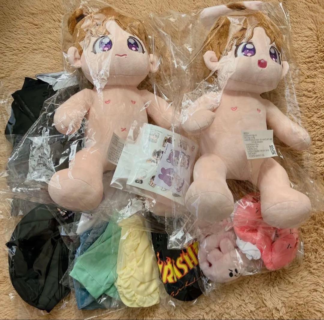 BTS V テヒョンテテ ぬいぐるみ アーティストメイド 洋服フルセット