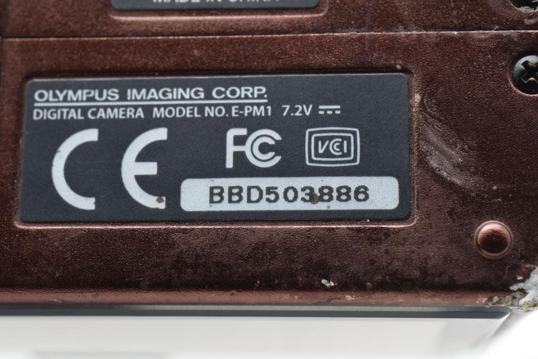 OLYMPUS Pen Mini E-PM1 ブラウン ボディ　動作手振れもOK