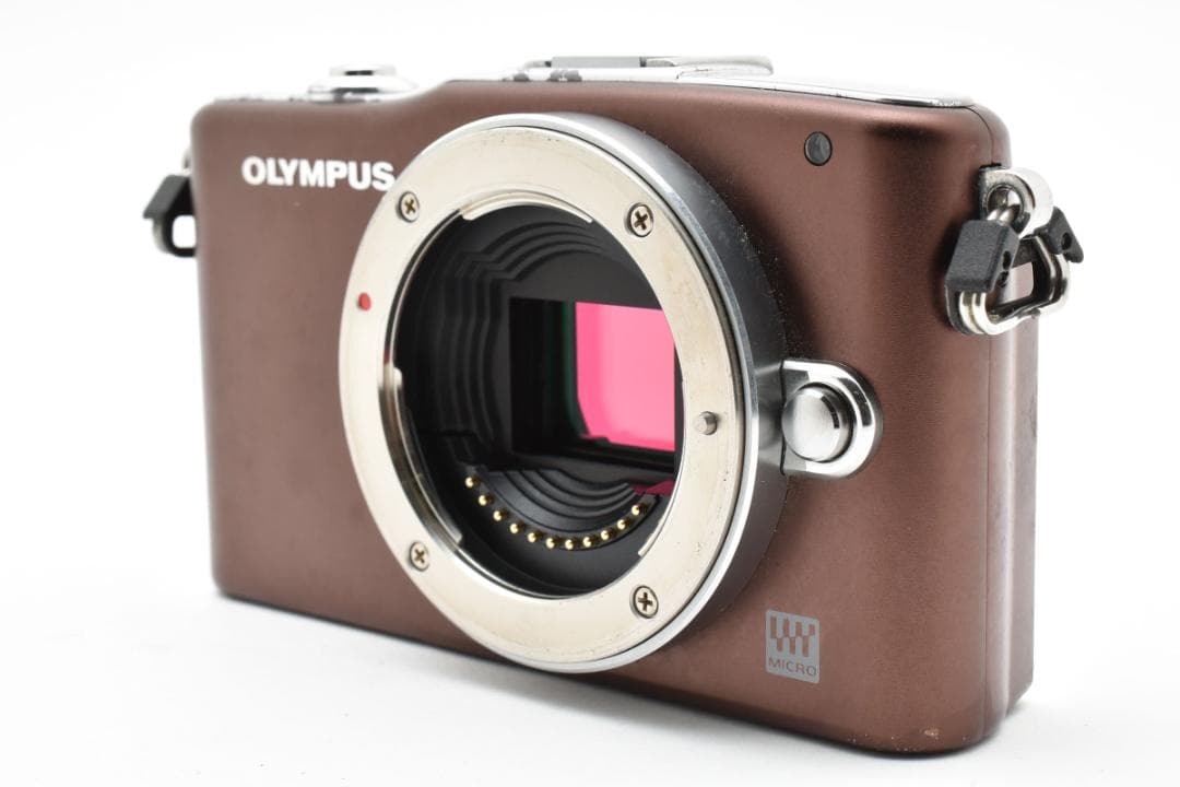 OLYMPUS Pen Mini E-PM1 ブラウン ボディ　動作手振れもOK