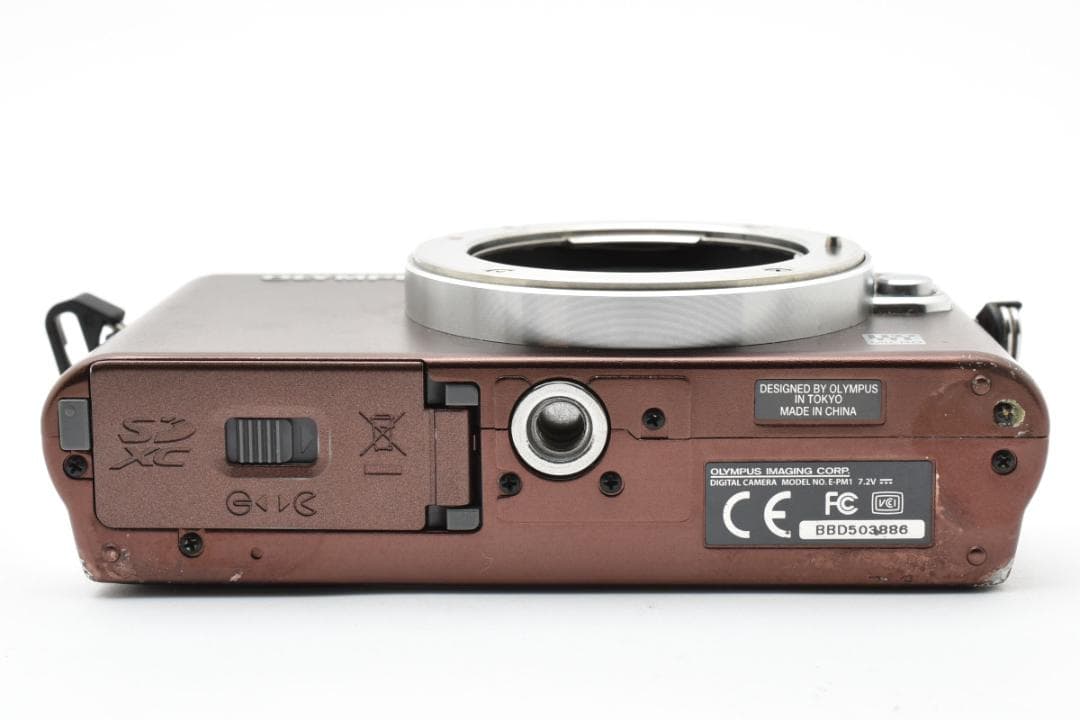 OLYMPUS Pen Mini E-PM1 ブラウン ボディ　動作手振れもOK