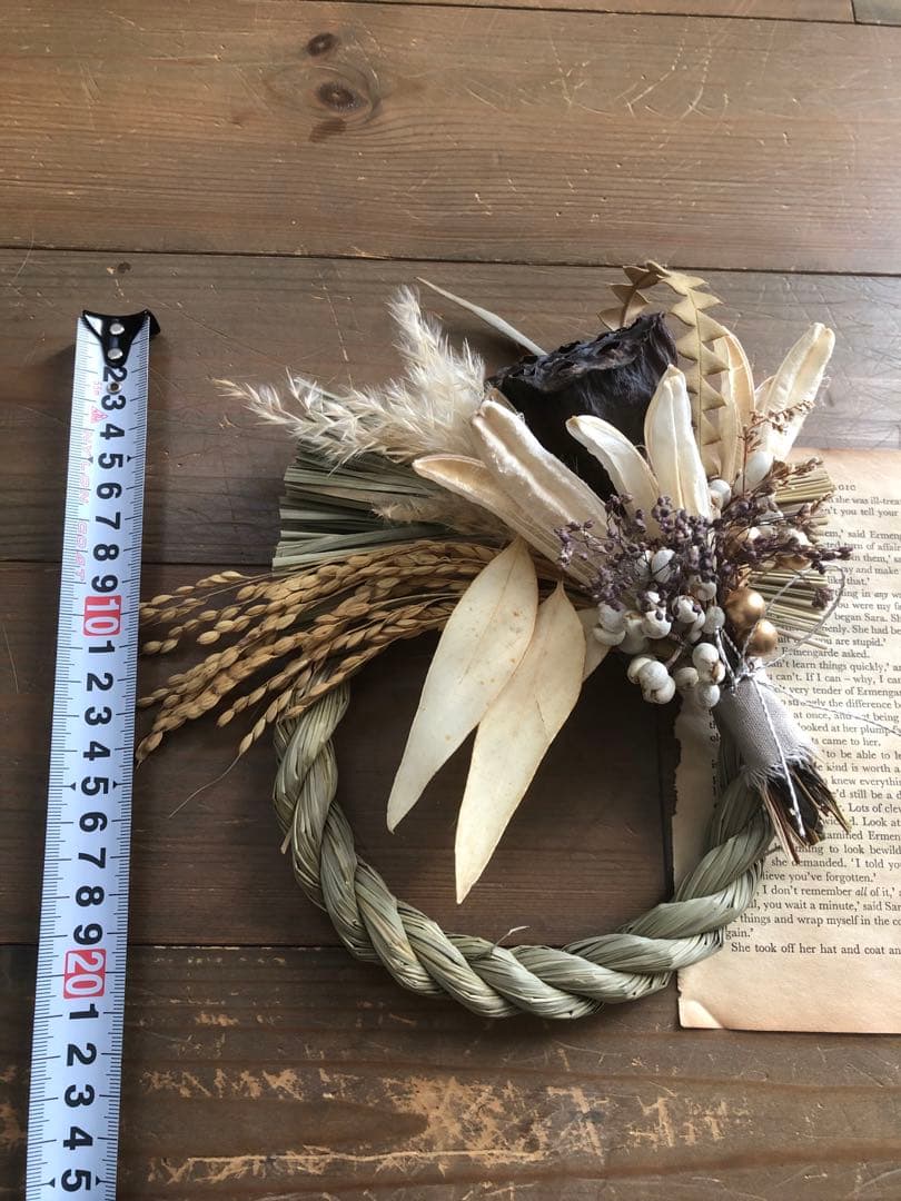 2025ナチュラルしめ縄リース小03