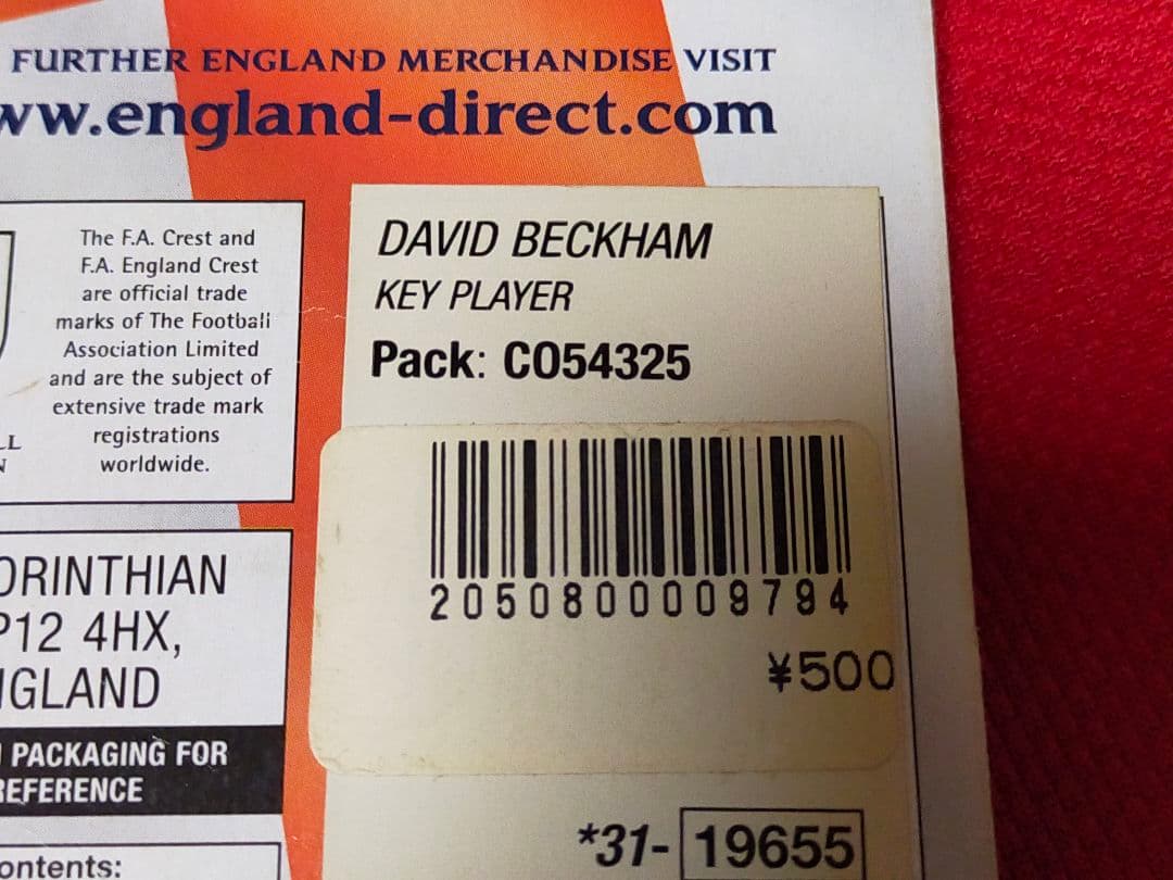 ◆　ベッカム　オーウェン　エリクソン　◆イングランド◆フィギュア　キーホルダー◆