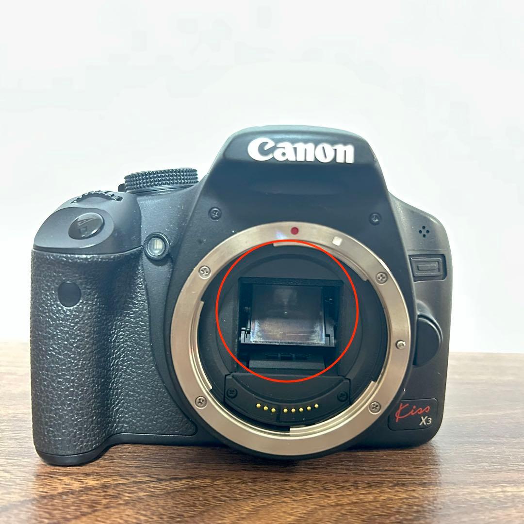 Canon EOS Kiss X3 ダブルズームキット 一眼レフ 手ぶれ補正