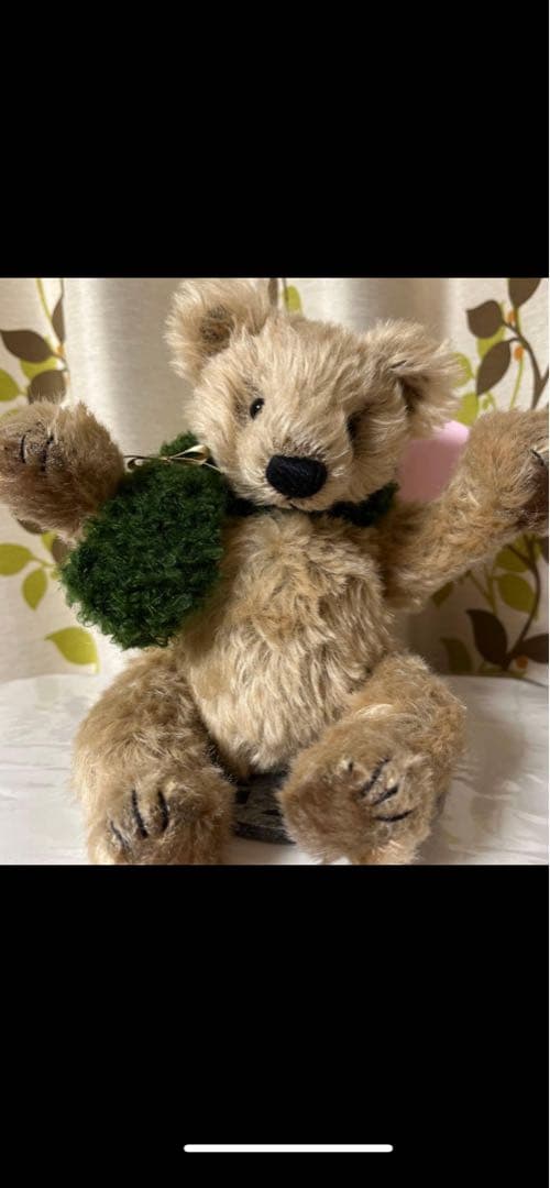 お値下げ致しました。テディベア作家　アーティスト　ハンドメイド　ぬいぐるみ