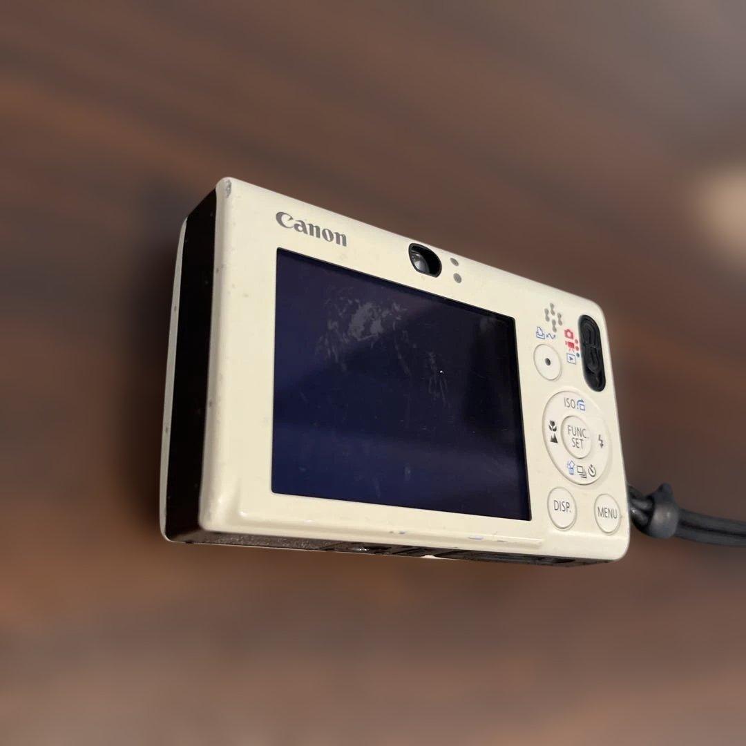 4256 Canon IXY 20IS ホワイト デジカメ