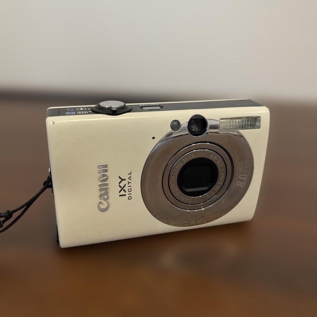 4256 Canon IXY 20IS ホワイト デジカメ
