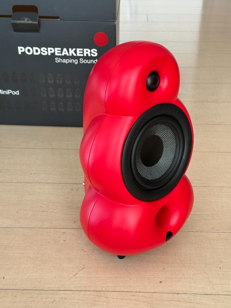 【ほぼ未使用】MiniPod mk4 スピーカー red（1本）