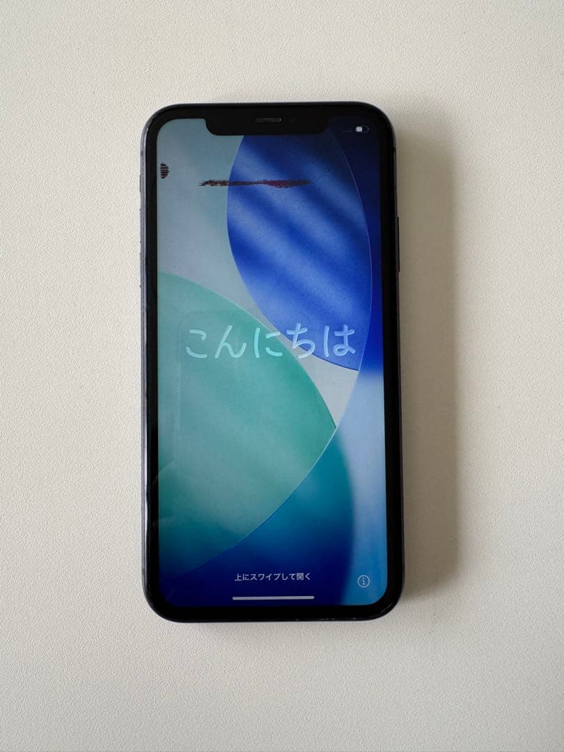 iPhone 11 ブラック 本体のみ 動作確認済み キズあり