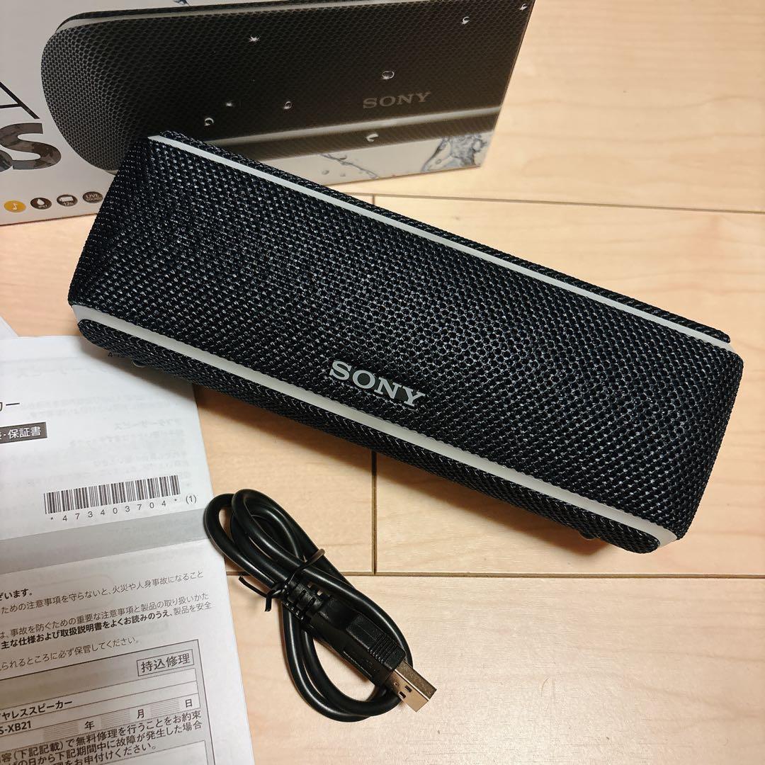 【美品/動作確認済/付属品全有】SONY SRS-XB21 ワイヤレススピーカー