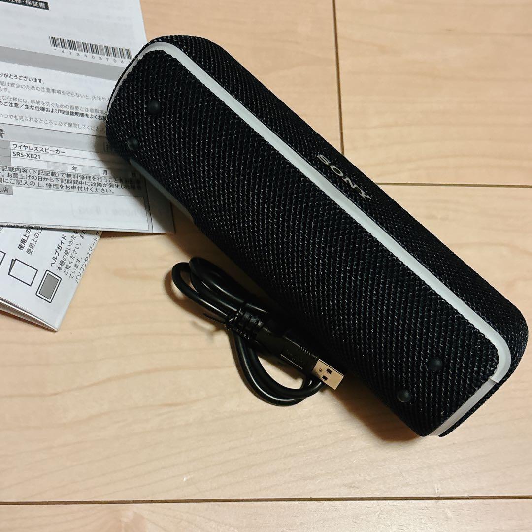 【美品/動作確認済/付属品全有】SONY SRS-XB21 ワイヤレススピーカー