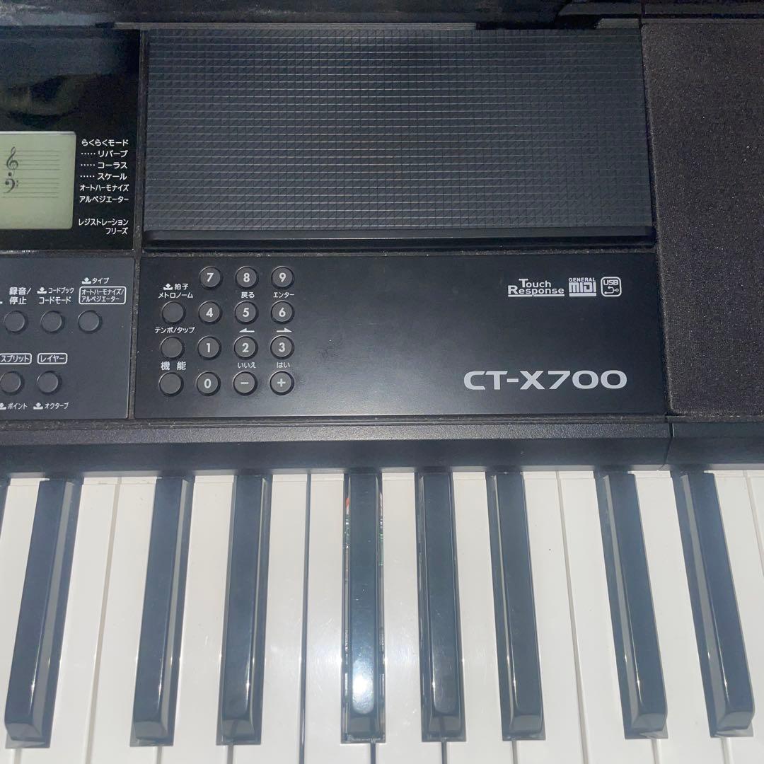 2019年製　CASIO CT-X700 キーボード 61鍵盤
