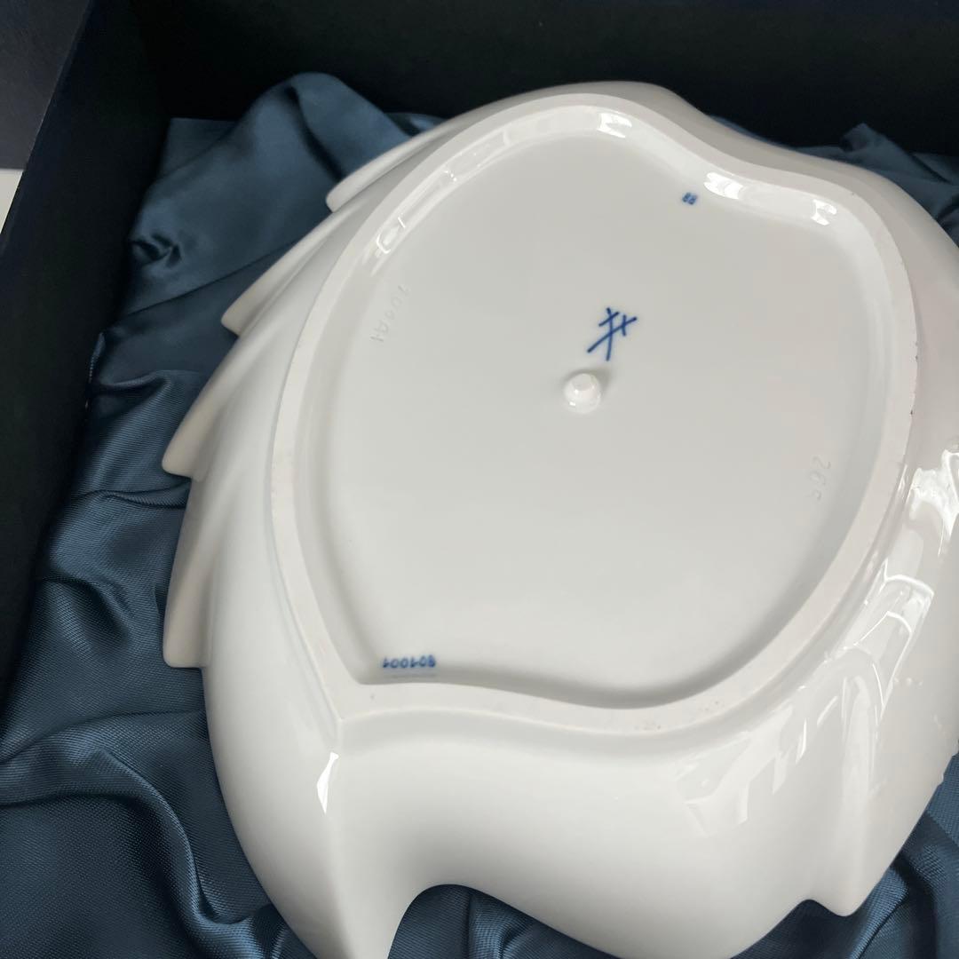 専用　未使用　マイセン　ブルーオニオンスタイル　リーフティッシュ